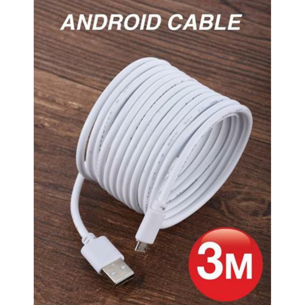 Cáp Sạc dài 3m Android