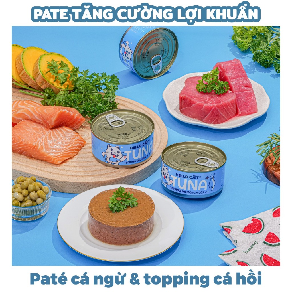 Pate Lon 160G Hello Cat Dành Cho Mèo