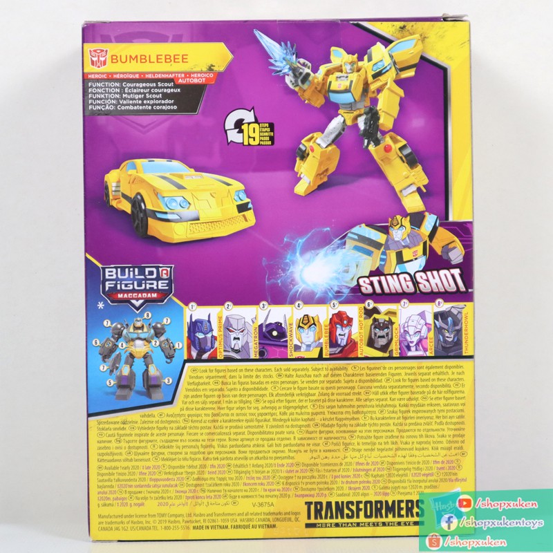 BUMBLEBEE Robot Biến Hình Transformers Cyberverse Deluxe - Mô hình đồ chơi Bumblebee