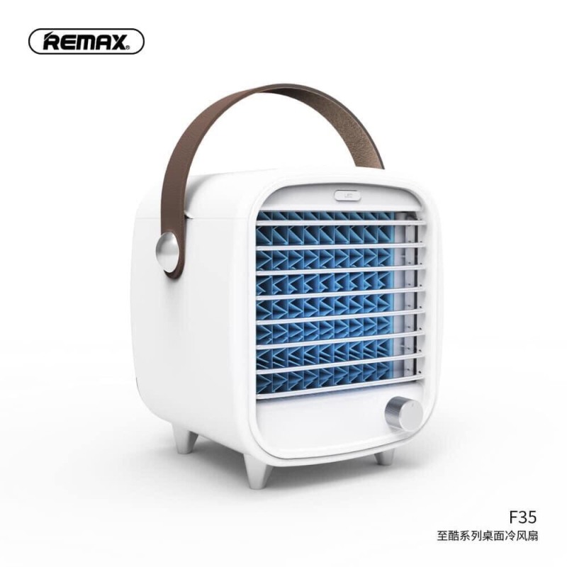 Bảng giá Quạt điều hoà hơi nước đá mini remax F35 Desk Fan mini hay quạt nước đá Remax F35