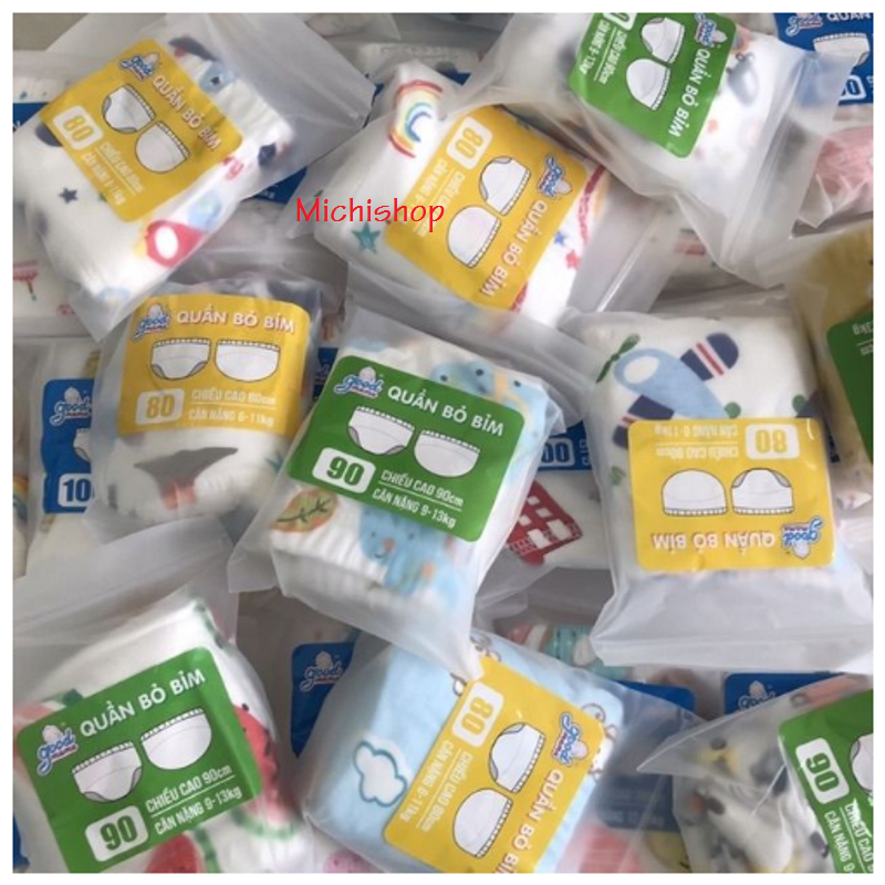 Bộ 5 Quần Tập Bỏ Bỉm Goodmama