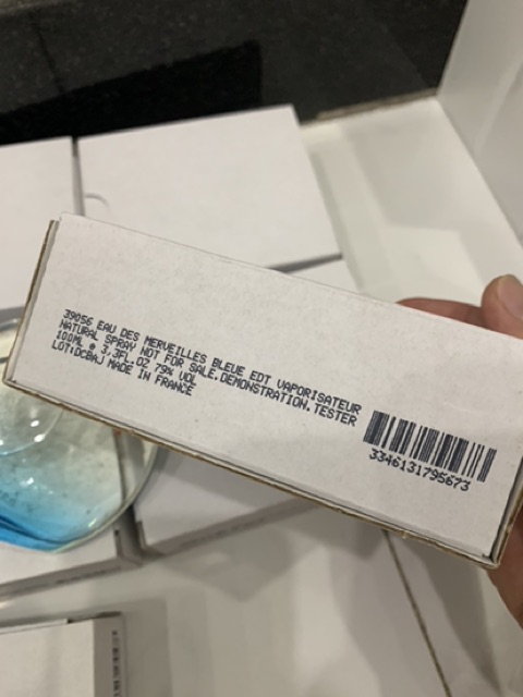 [HCM]Nước hoa nữ tester hermes Eau des Merveilles Bleue 100ml (hộp như hình)