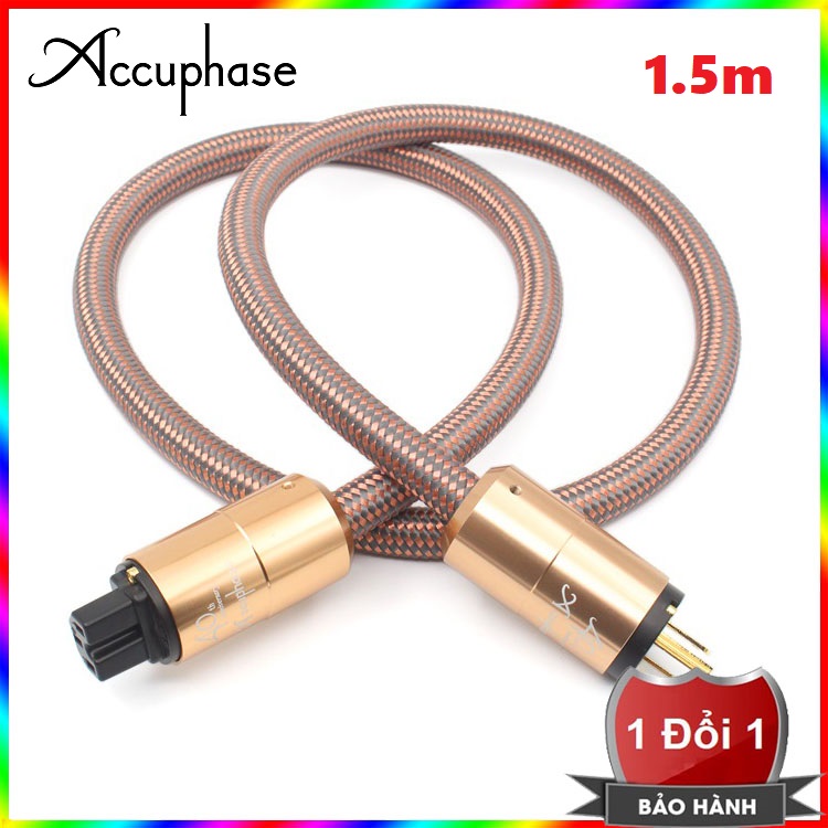 Dây nguồn hi-end dài 1.5m- dây nguồn accuphase 40th anniversary chuyên dụng cho các dàn âm thanh cao cấp - accuphase cable audio 1.5m