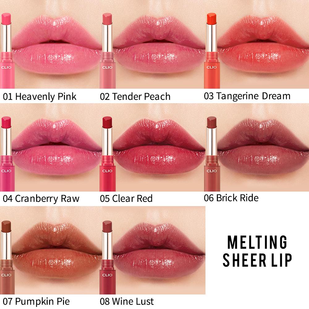 Son Thỏi Căng Mượt Môi CLIO MELTING SHEER LIPS 2g