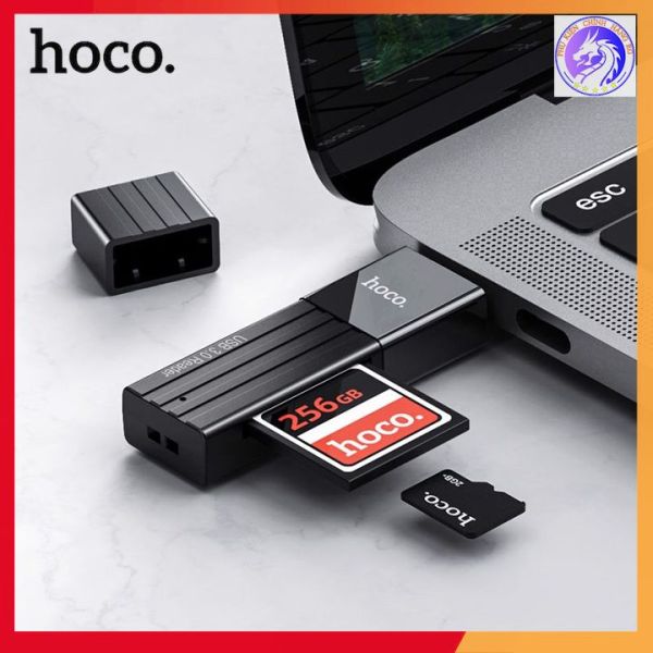 Bảng giá [HCM][Hàng Chính Hãng] Đầu Đọc Thẻ Nhớ 2 In 1 Đọc Thẻ TF Và SD Hoco HB20 - Bộ Chuyển Đổi Thẻ Nhớ OTG USB3.0/ 2.0 Phong Vũ