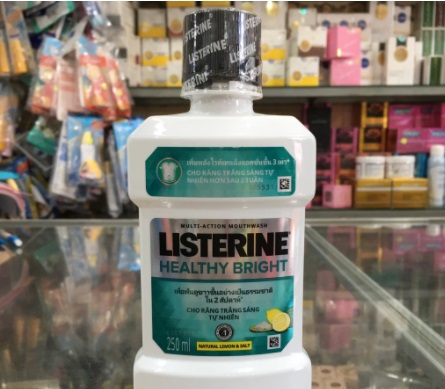 Nước súc miệng làm trắng răng listerine® healthy bright 250ml