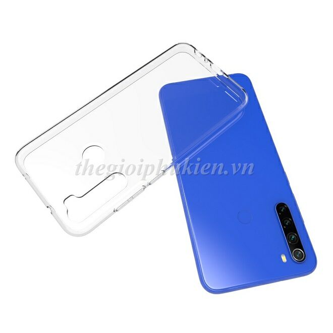Ốp lưng silicon dẻo trong suốt Xiaomi Redmi Note 8T siêu mỏng 0.6mm