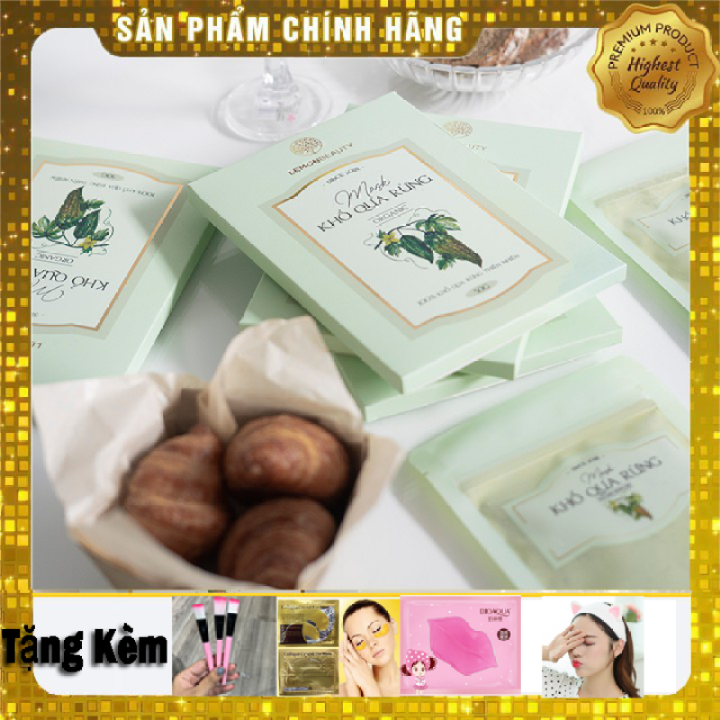 LEMON MASK Khổ Qua rừng +Tặng kèm 1 cọ + 1 que + 1 mask mắt
