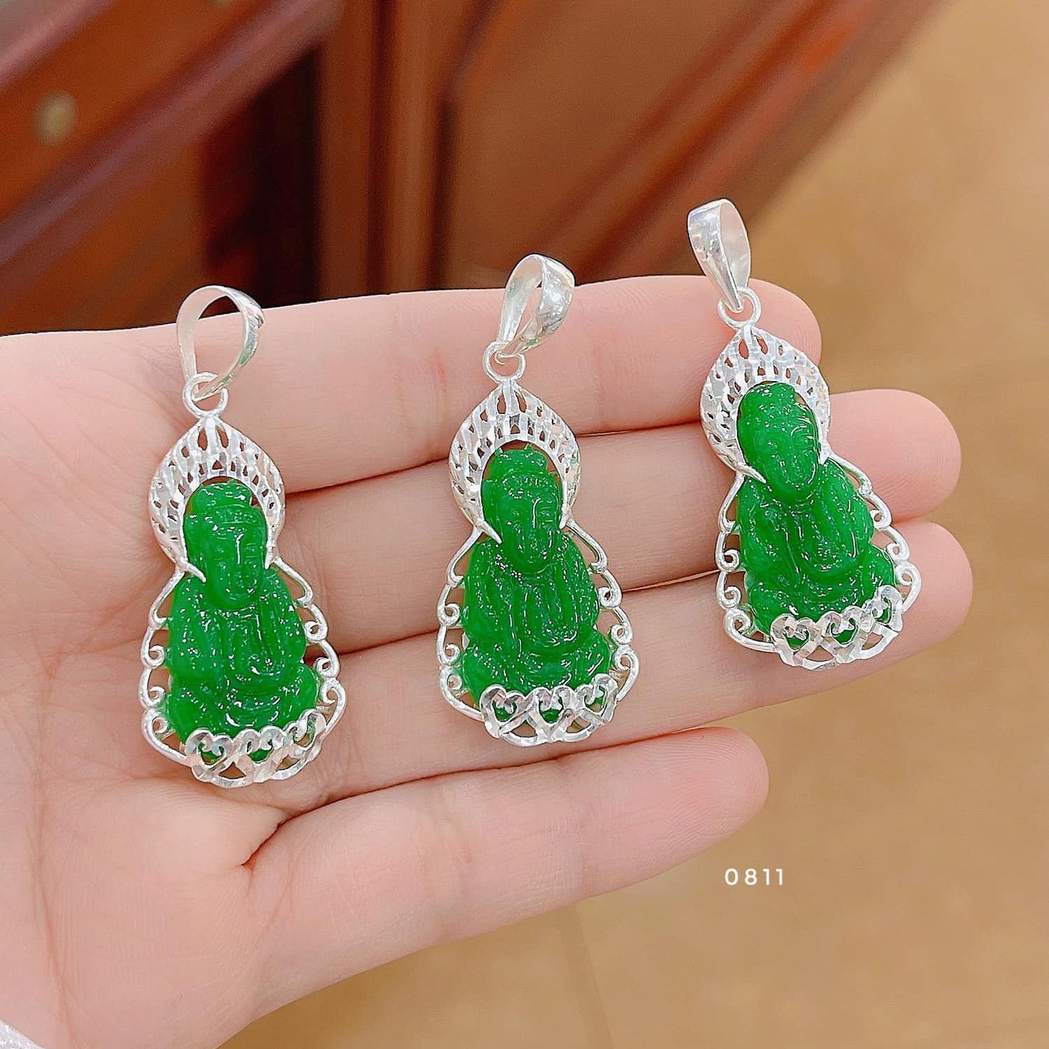 Mặt phật bọc bạc, mặt dây chuyền phật bọc bạc, mặt phật bạc