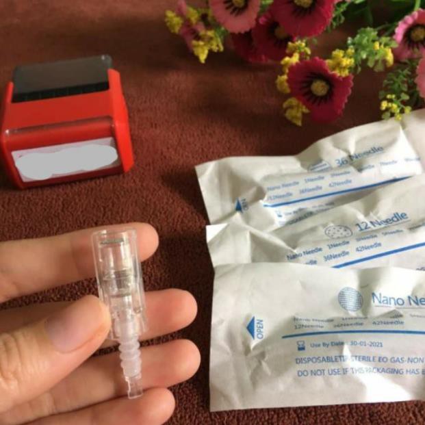 [HCM]Đầu kim nano trắng cho máy lăn kim DrPen