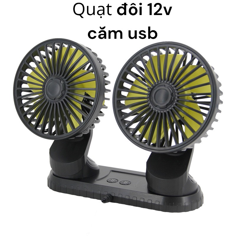 Single mini fan, 1 air freshener, car scented wax fan, air conditioner fan, 360 degree rotating electric fan on car, car, desk (latest type)