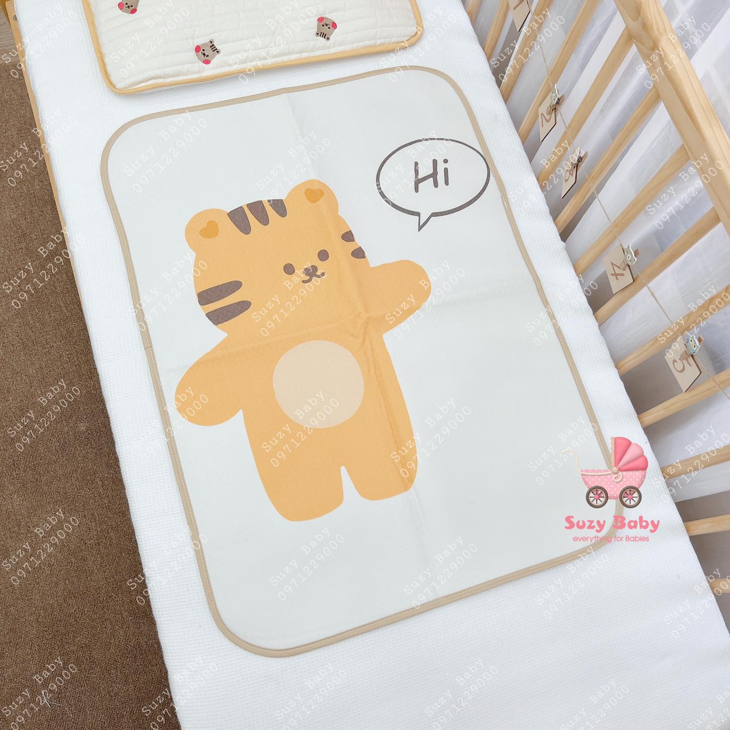 Lót chống thấm 4d họa tiết hàn quốc cho bé