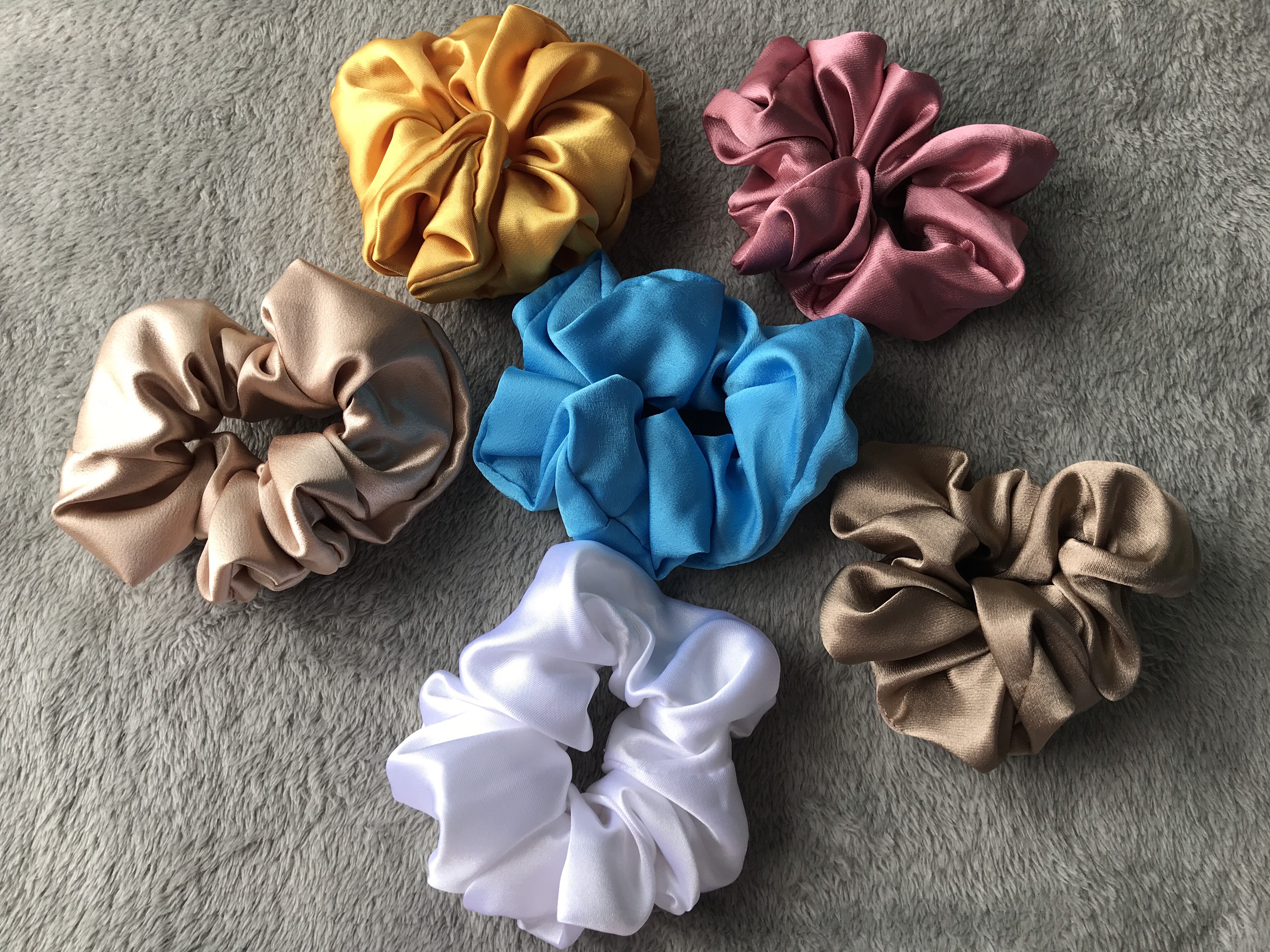 [HCM]Dây Cột Tóc Vải Scrunchies Voan Xinh Xắn