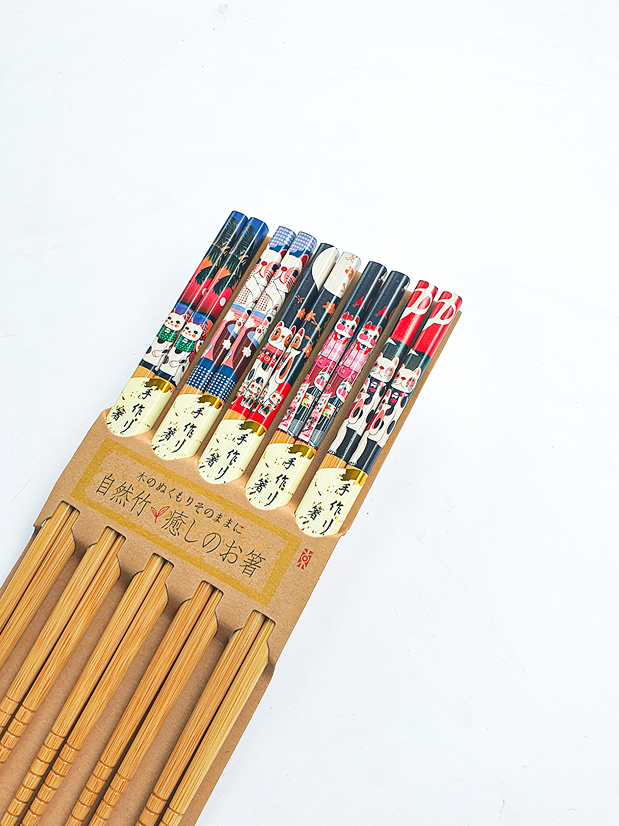 Đũa Tre Nhật Bản Vỉ 5 Đôi Kokusai NDCK-05C
