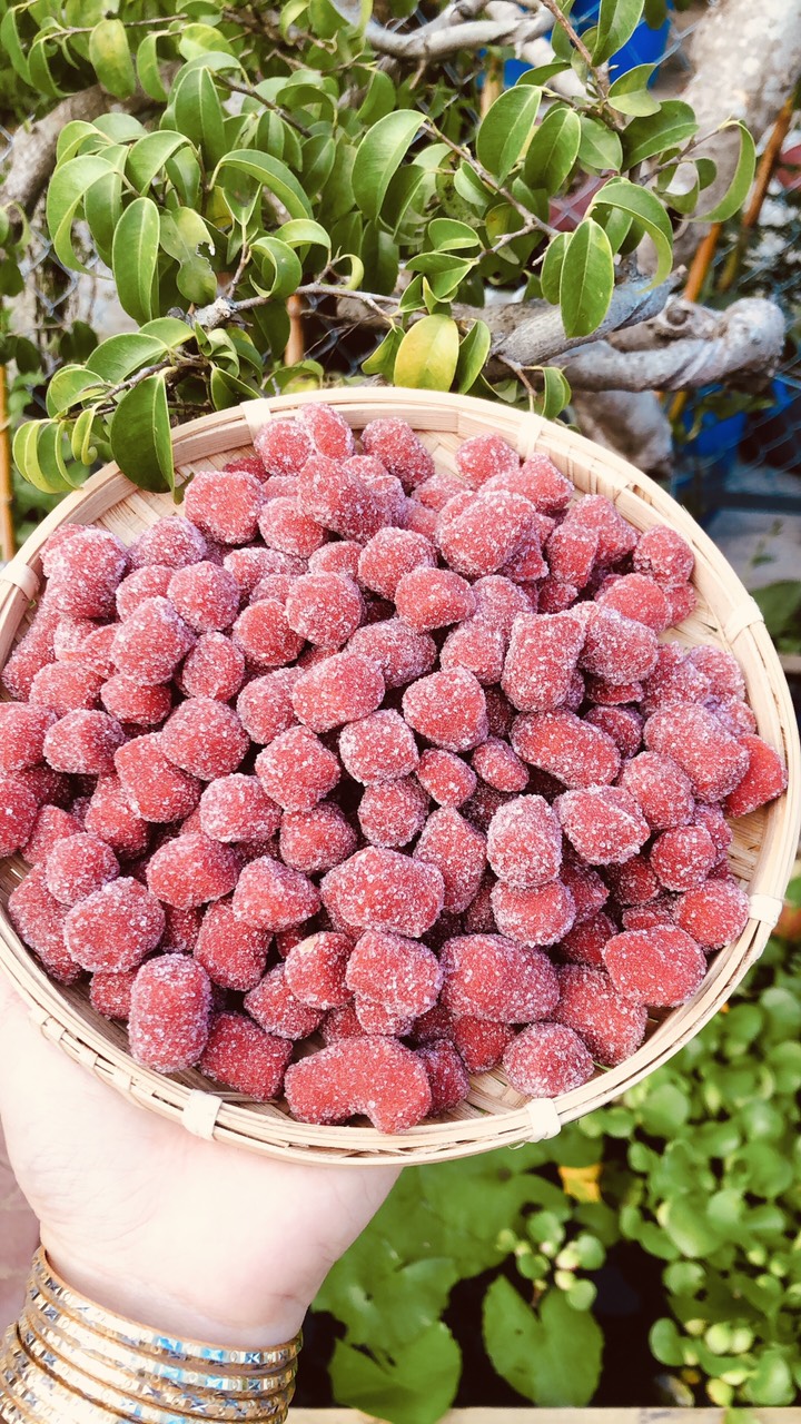 200gr  kẹo dâu tây đà lạt đặc sản đà lạt