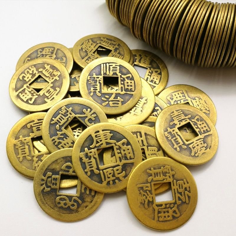 Bộ 10 đồng xu âm dương