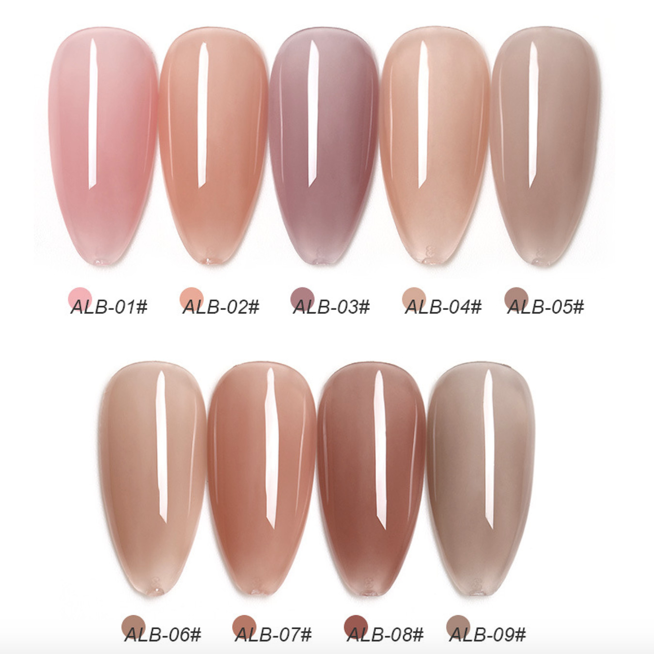 Sơn Gel Thạch AS Mã ALB  Chính Hãng 15ML