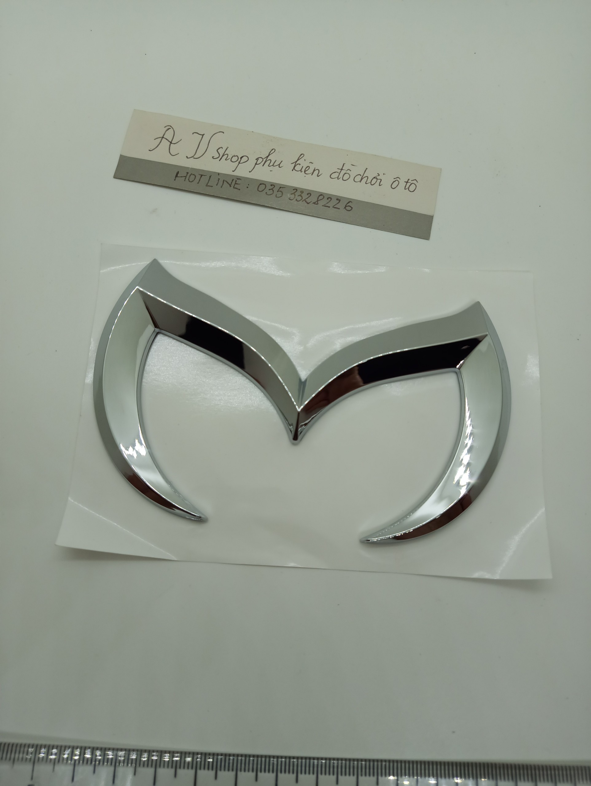 Miếng dán 3D logo Mazda khuyết