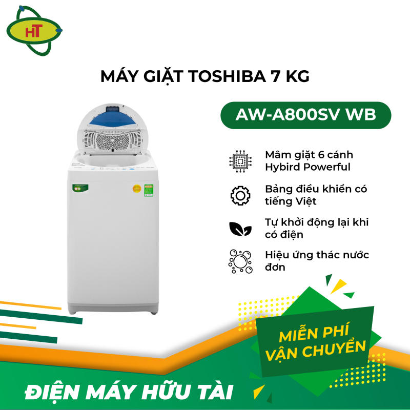 Bảng giá Máy giặt Toshiba 7 Kg AW-A800SV WB Điện máy Pico