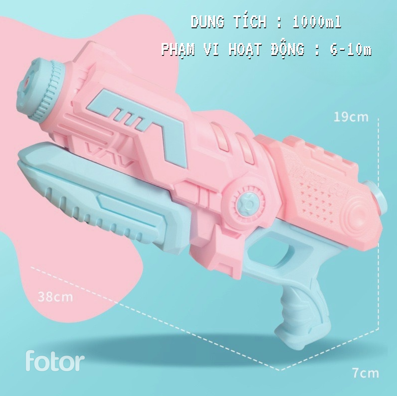 Đồ chơi súng nước áp lực cỡ lớn dành cho trẻ em GW-CB1