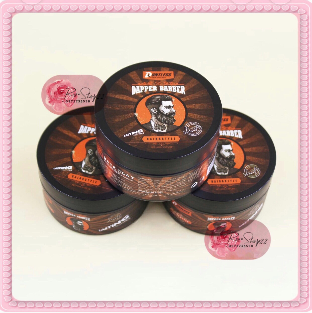 Sáp Vuốt Tóc Dành Cho Nam DAPPER BARBER