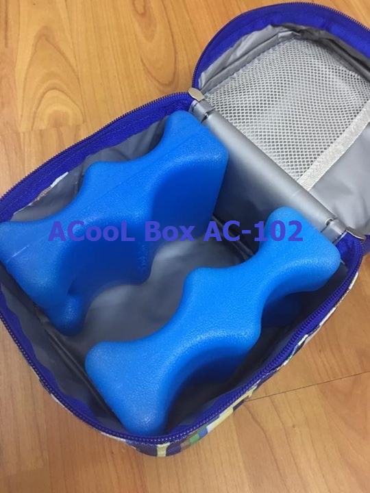 đá khô giữ nhiệt, đá khô làm lạnh 4 ngăn acool