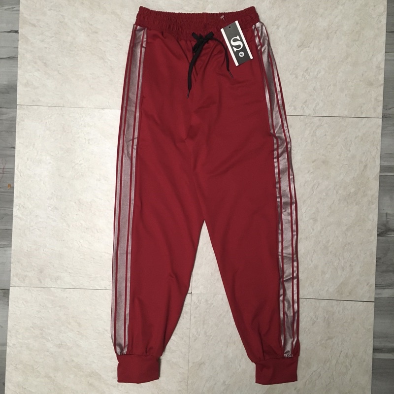 [FreeshipMAX] Q047 - Quần jogger dạ quang 2 bên thể thao tập gym yoga nữ vải thun poly 4 chiều