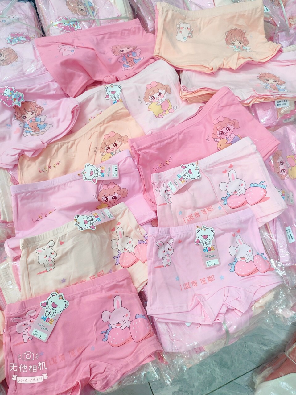 Set 5 Quần chip đùi cho bé gái (size từ 10-30kg)