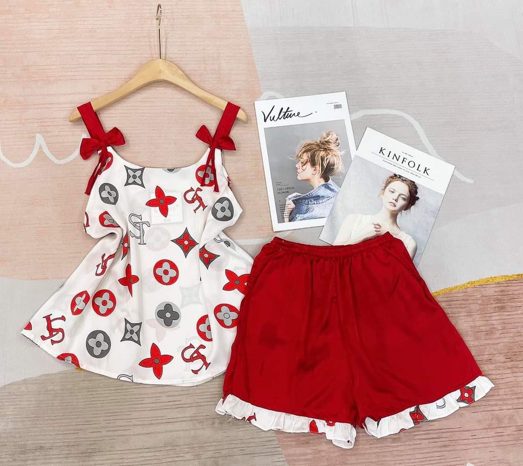 Bộ 2 dây nơ vai chất satin cao cấp thoáng mát