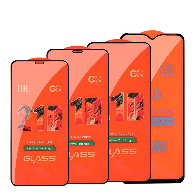 [03] Kính cường lực Iphone 21D full màn đủ dòng