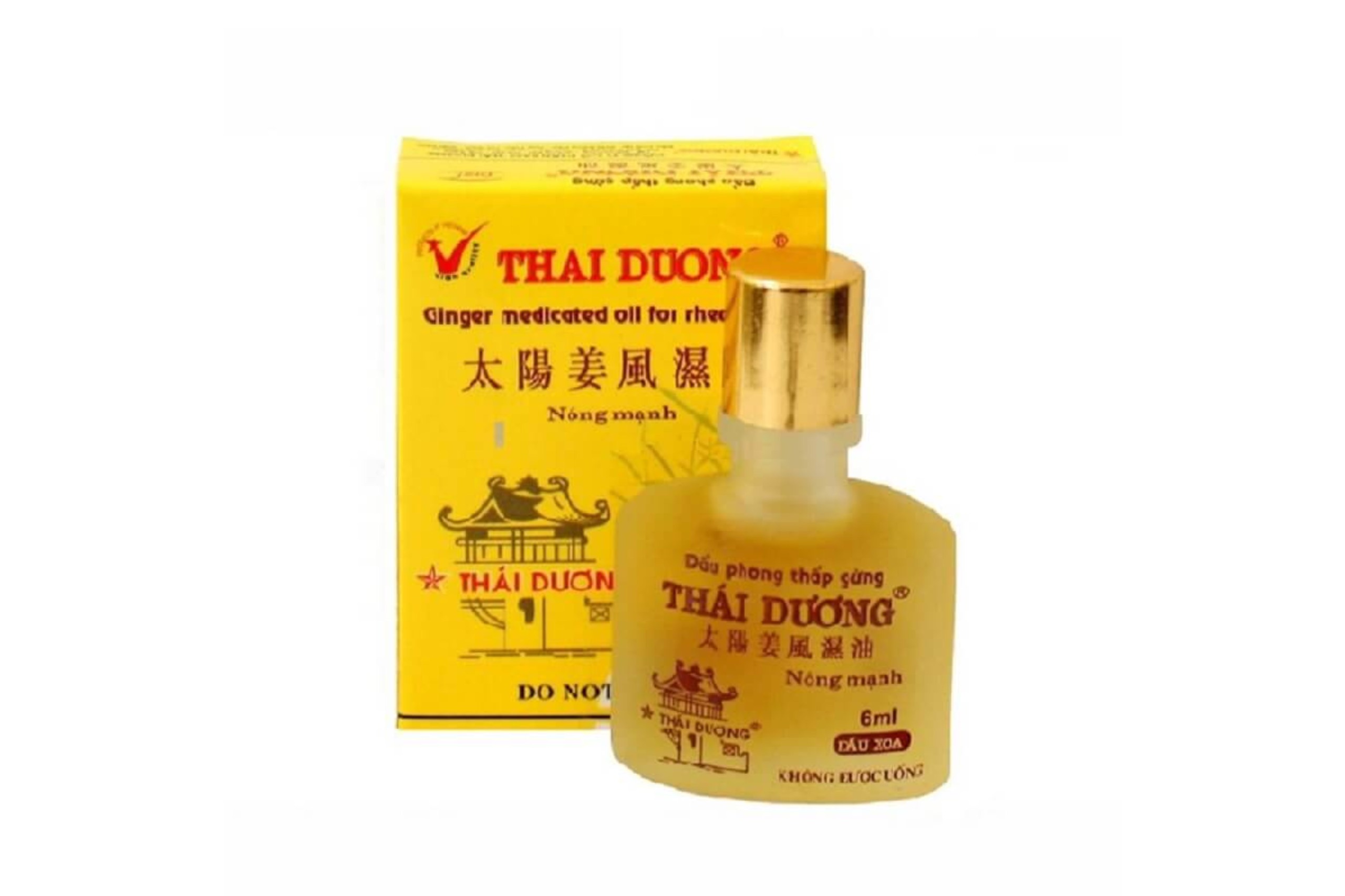 [ CAM KẾT CHÍNH HÃNG ] Dầu Gừng Thái Dương 24ml\6ml