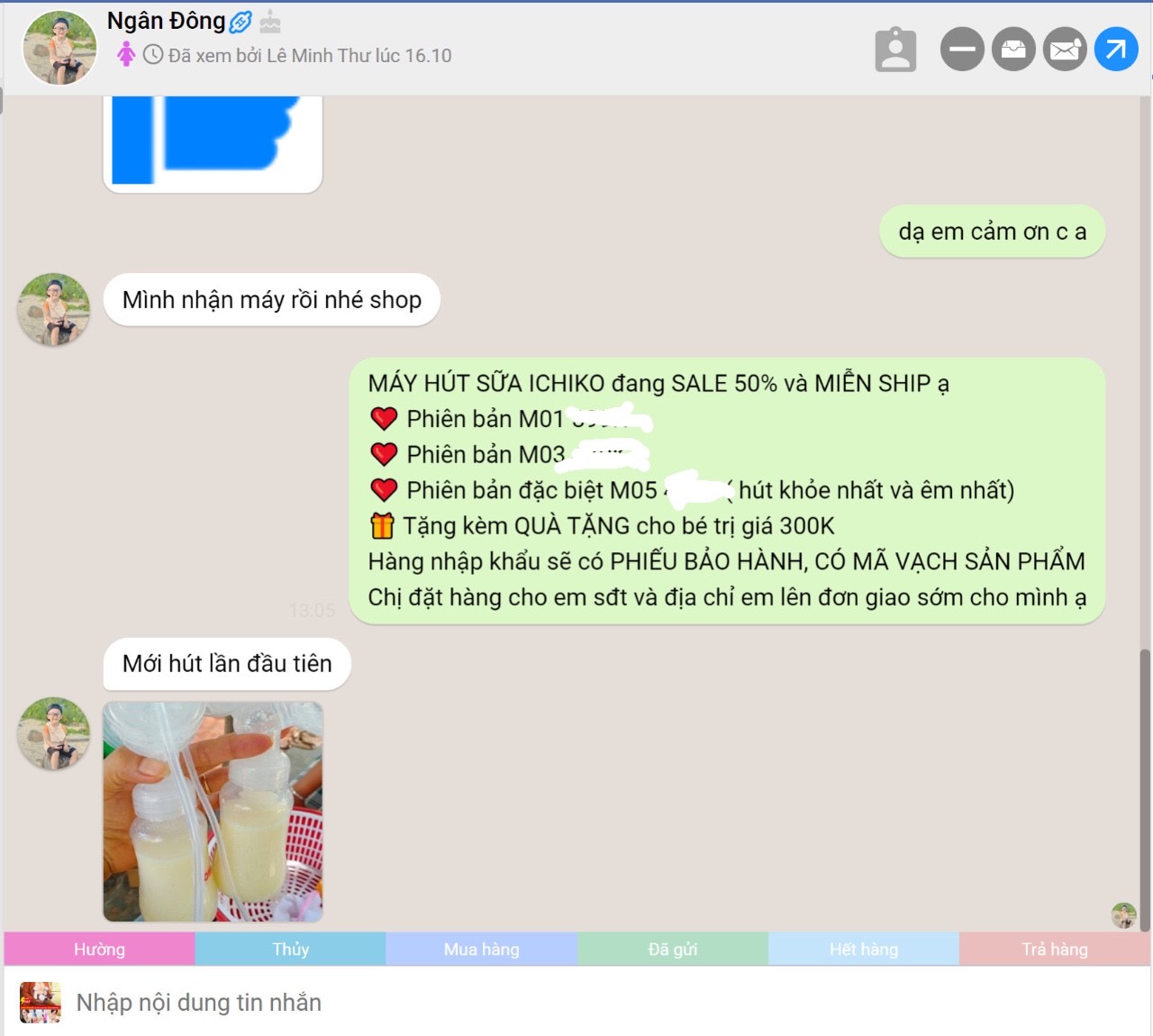 Máy Hút Sữa Ichiko Phiên Bản Đặc Biệt M05