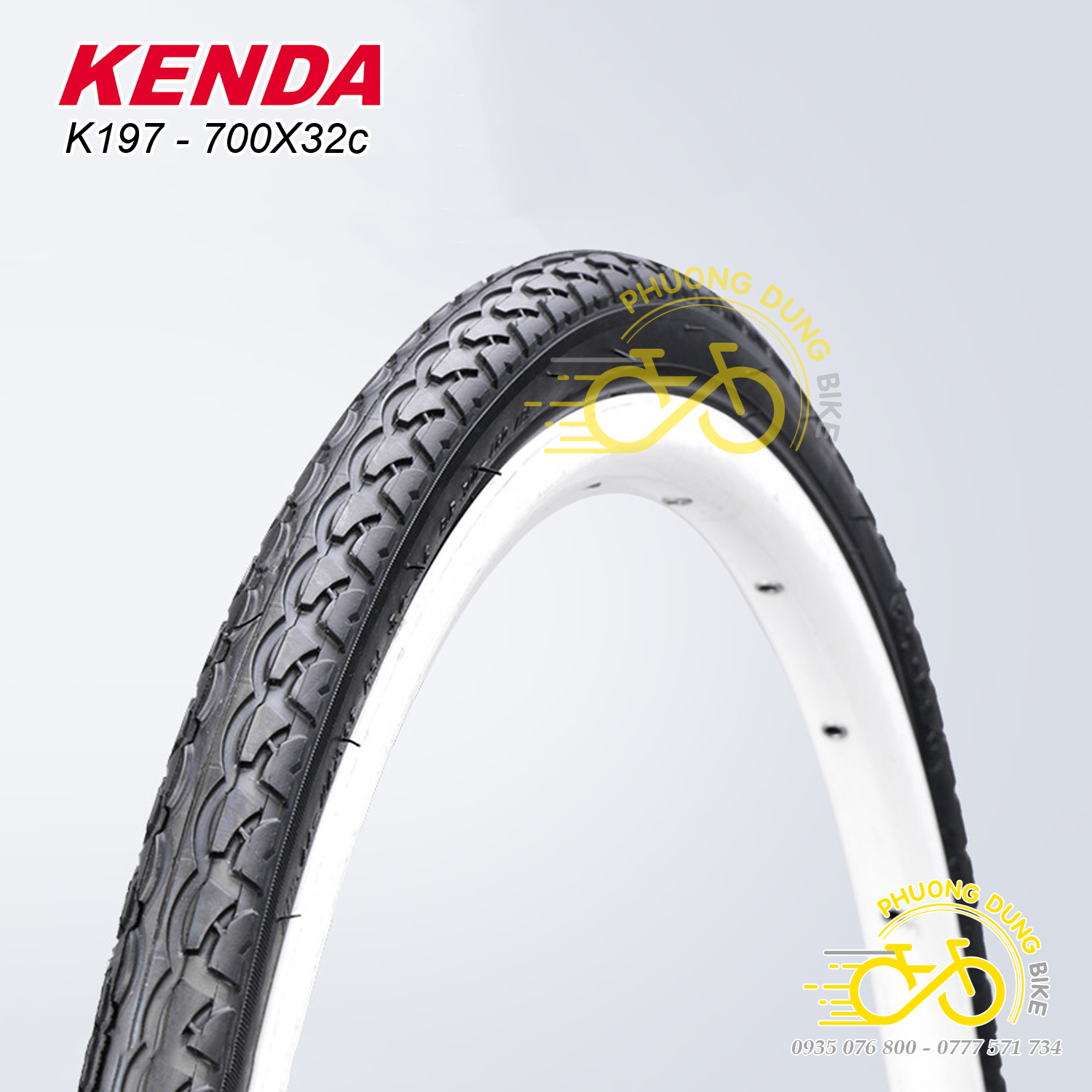 Lốp (Vỏ) xe đạp KENDA VN K197 700x32C - 1 Cái