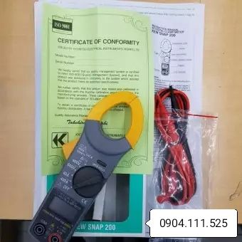 [Hcm]Kyoritsu Kn-200 Ac Current Clamp Meter (400A)