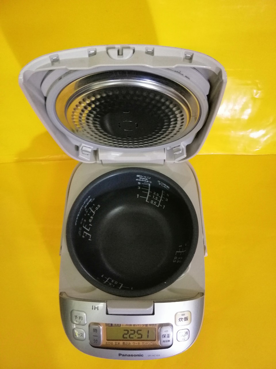 Nồi cơm nội địa Nhật cao tần (IH) Panasonic SR-HC103 (1.0L) (140327J1019)