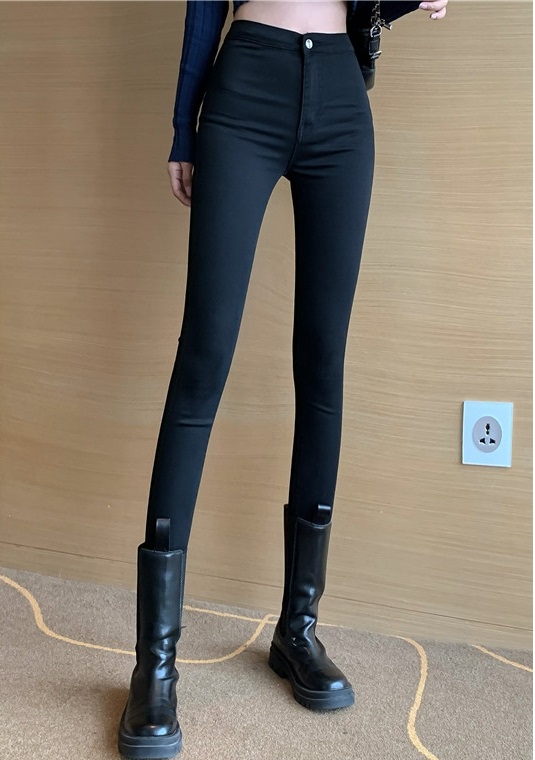 Quần jean nữ coton skiny ĐAI TRƠN co giãn tốt nhiều màu siêu hot có cả size đại, hai túi sau, quần bò nữ giá xưởng91