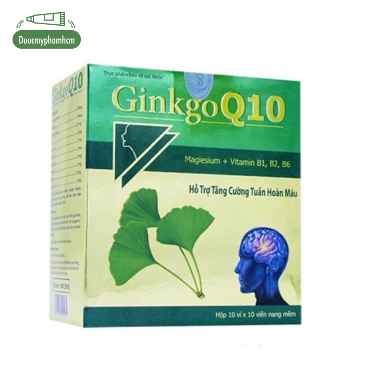 GINKGO Q10 Abipha hỗ trợ tăng cường tuần hoàn máu