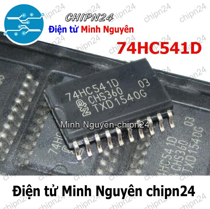 [2 con] (ST) IC Dán 74541 74HC541 SOP-20 Hàng Tốt (SMD) (74HC541D) (IC Đầu ra 3 trạng thái bộ đệm bát phân) - HH004271