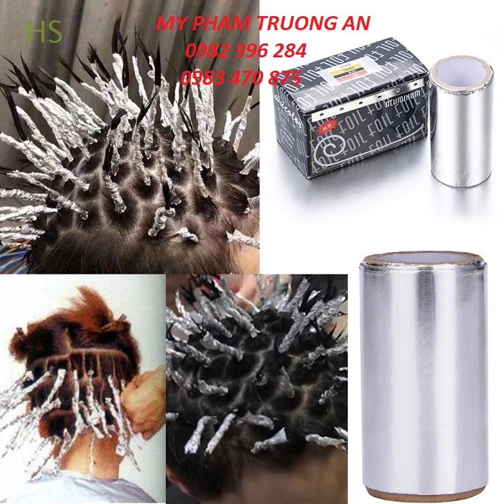 Giấy bạc uốn tóc - giấy bạc nhuộm tóc highlight