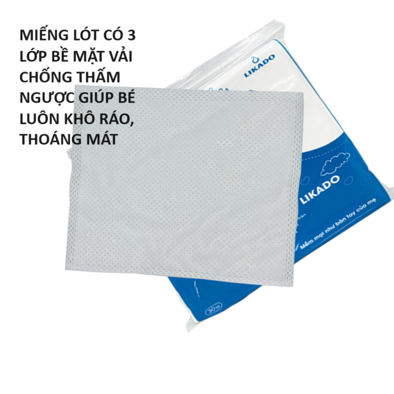 Miếng lót phân su cho bé LIKADO (1 gói)