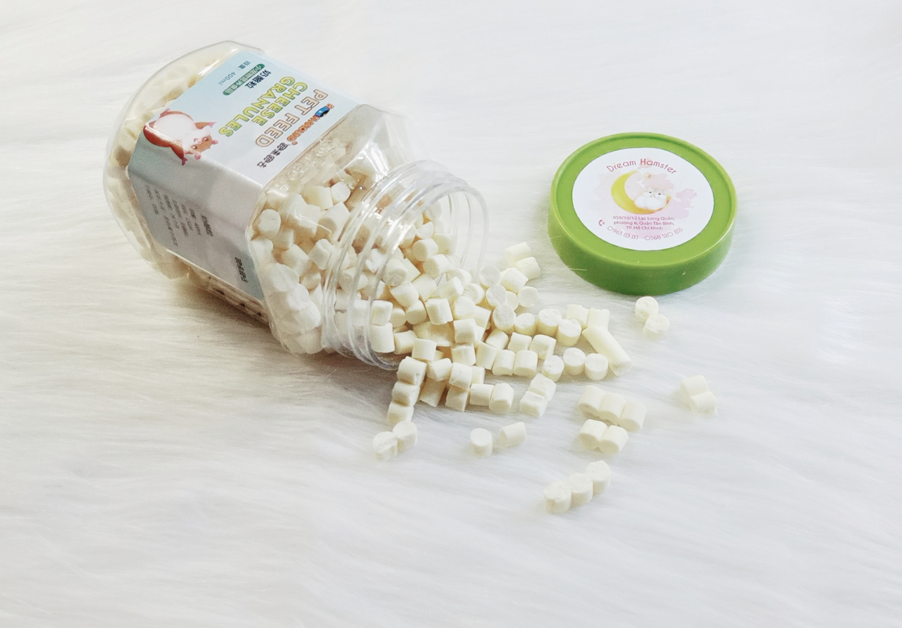 Phô mai không đường cho hamster (Runaround) - hủ 30gr