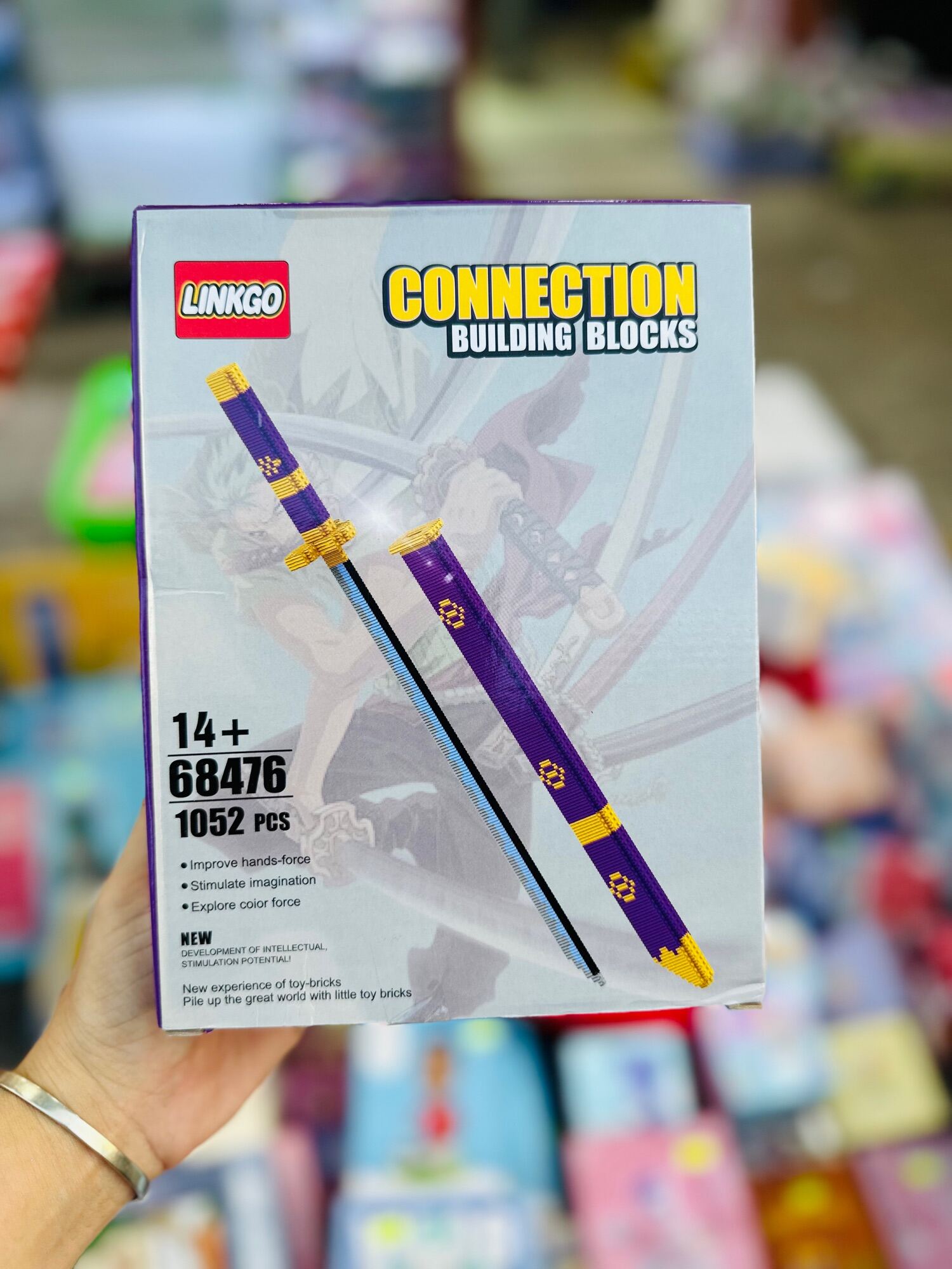 [MUA 2 GIẢM 5%]Đồ Chơi Lắp Ráp Nonlego Mô Hình Kiếm Nhật Katana Cho Bé
