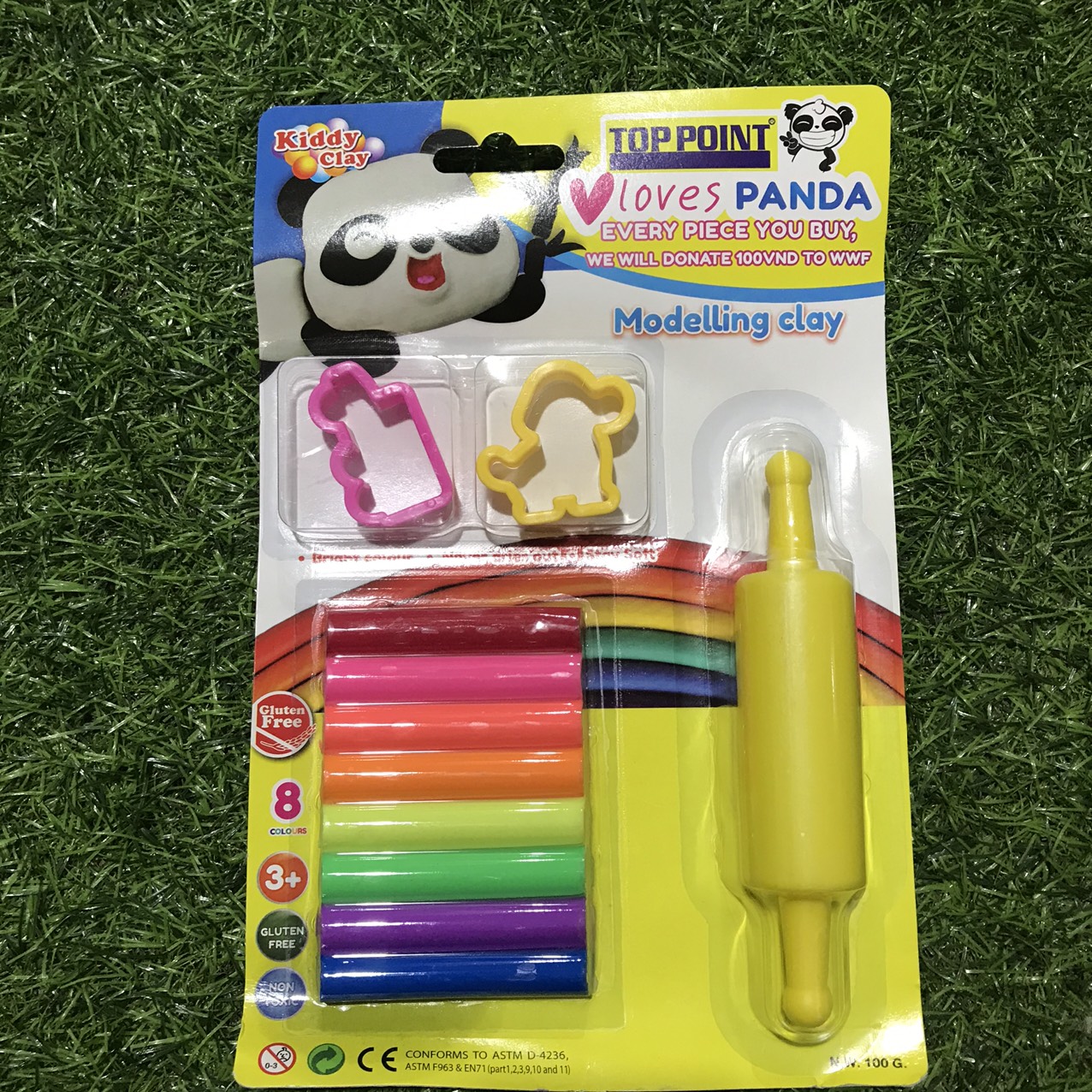 Đồ chơi Đất nặn Thái Lan kèm khuôn và dụng cụ - Đất sét nặn nhiều màu - Smart Baby