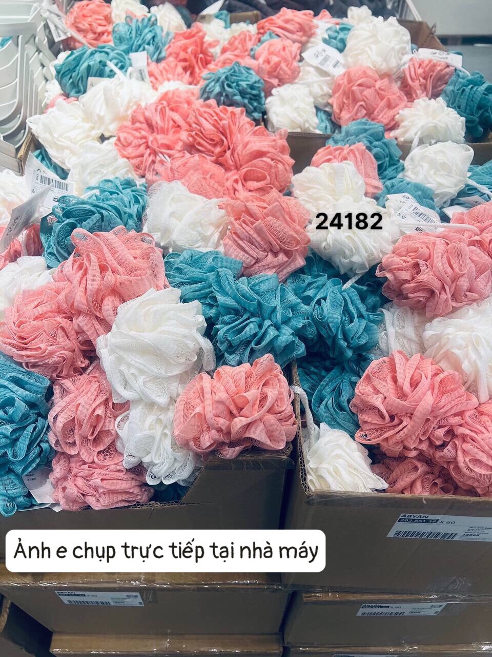 Set 3 bông tắm chính hãng Ikea