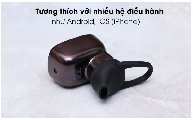 Tai nghe Bluetooth Roman Q5C Đen (Chính hãng)