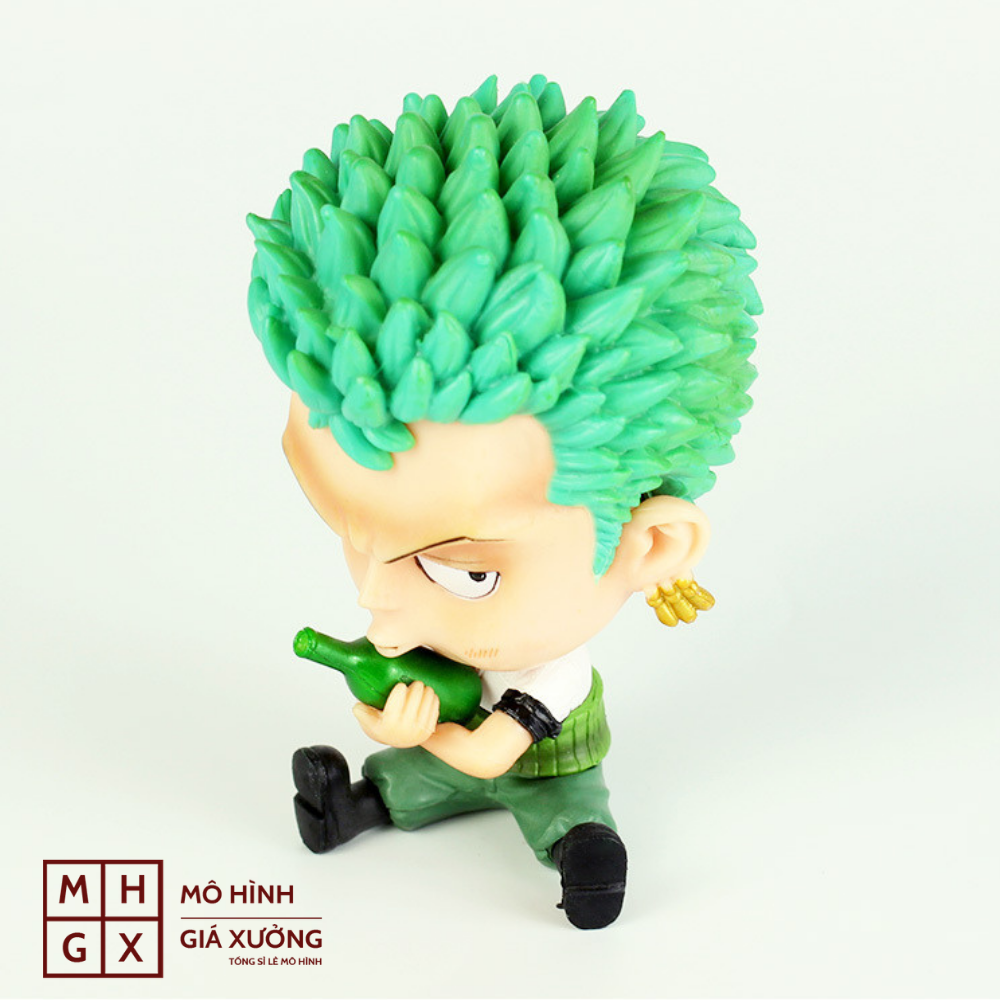 [Hoàn Tiền 10%]Mô hình Roronoa Zoro Chibi Cao 9 cm -Tượng Figure One Piece