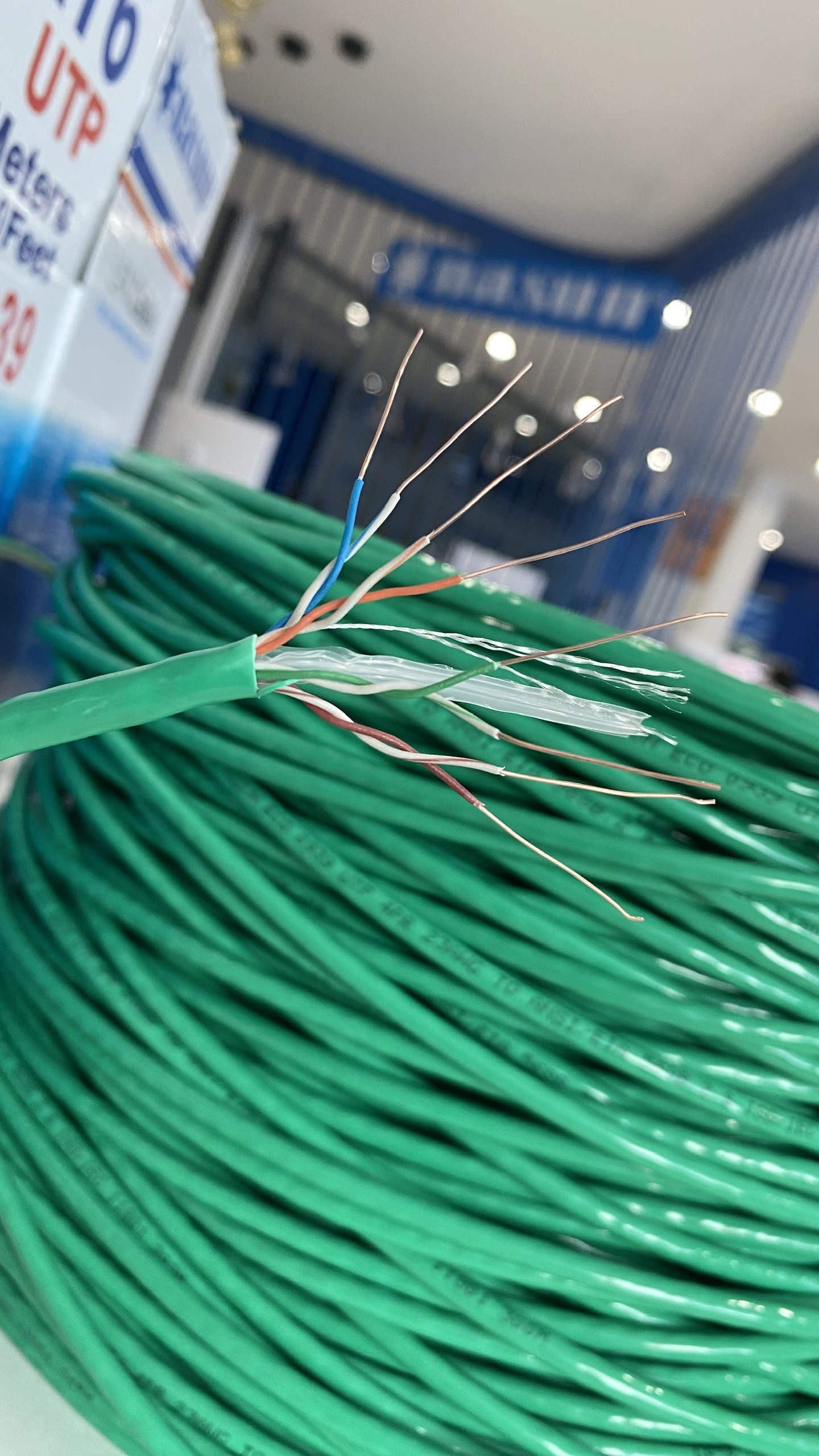 (Cuộn 305m). Dây mạng Cat6 Nasun ECO 0939