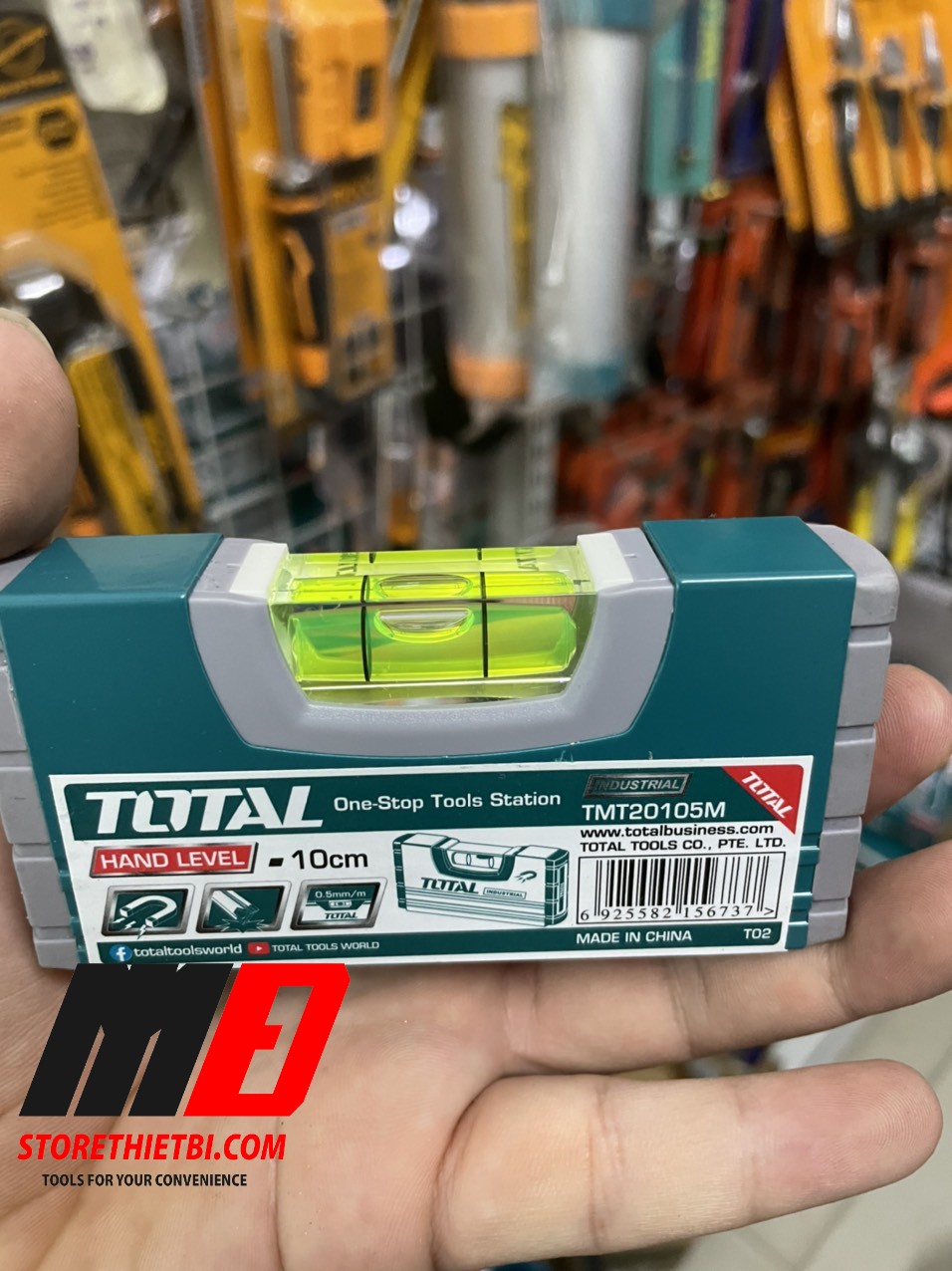 [HCM]Thước thủy từ tính Total 100mm TMT20105M