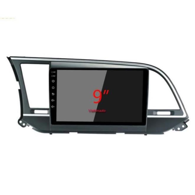 Mặt dưỡng hyundai elantra 2016-2018 9inch có jack nguồn zin -rẻ sập sàn