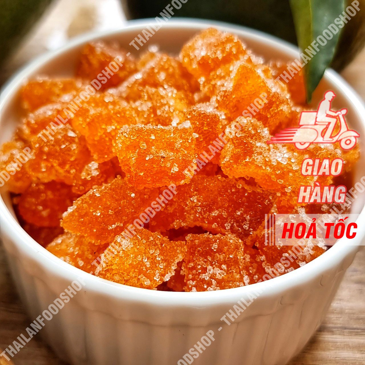 Mứt Bưởi Mix Cam - Lon 500Gr